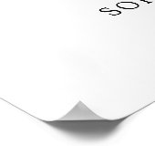 シンプルモダン披露宴 ポスター (角)