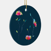 シンプルモダン抽象芸術日本のピンク セラミックオーナメント (右)