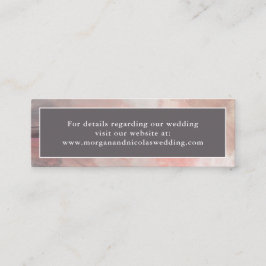 シンプルモダン抽象芸術結婚のWebサイト格納装置 スキニー名刺