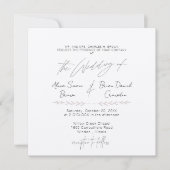 シンプルモダン招待状 招待状 (正面)