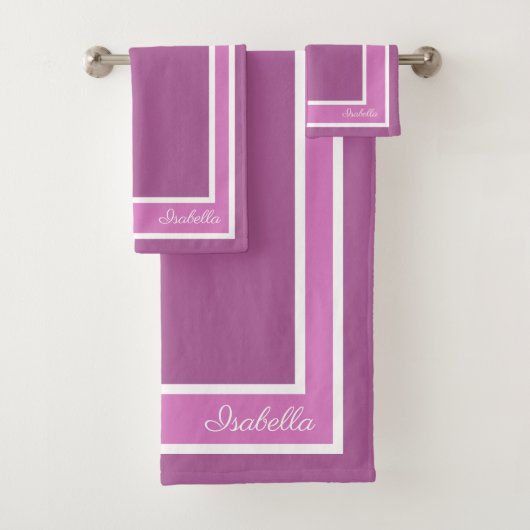 シンプルモダン放射蘭 バスタオルセット (インサイチュ)