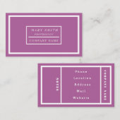 シンプルモダン放射蘭 名刺 (正面/裏面)