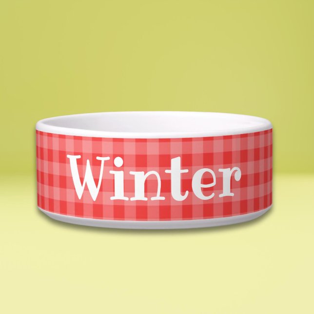 シンプルモダン格子犬ペット ボウル (クリエイターアップロード済み)