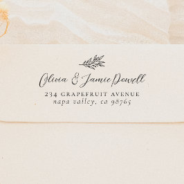 シンプルモダン植物学夫婦の住結婚所 ラバースタンプ