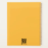 シンプルモダン温黄プランナー プランナー手帳 (裏面)