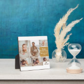 シンプルモダン父の日の写真ファミリーコラージュカー フォトプラーク (インサイチュ)