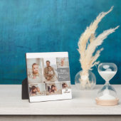 シンプルモダン父の日の写真ファミリーコラージュカー フォトプラーク (インサイチュ)