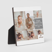 シンプルモダン父の日の写真ファミリーコラージュカー