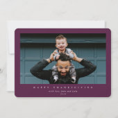 シンプルモダン独身の写真 シーズンカード (正面)