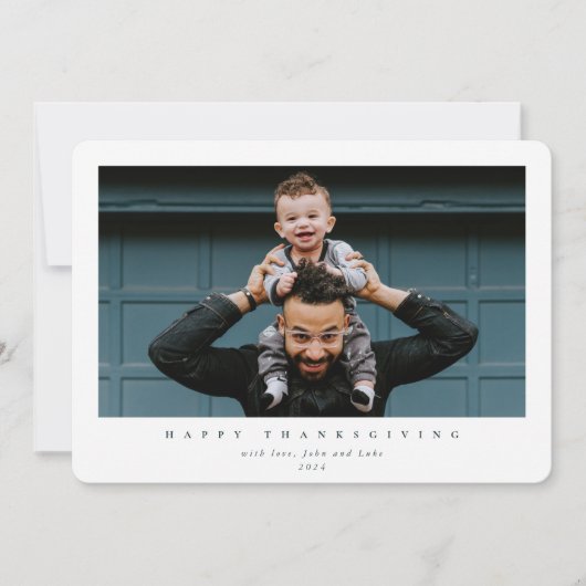 シンプルモダン独身の写真 シーズンカード (正面)