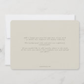 シンプルモダン独身の写真 シーズンカード (裏面)