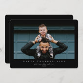 シンプルモダン独身の写真 シーズンカード (正面/裏面)