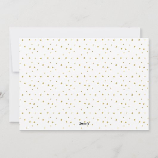 シンプルモダン白い写真幸せ シーズンカード (裏面)