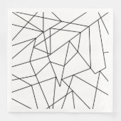 シンプルモダン白黒の幾何学模様 (正面)