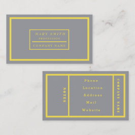 シンプルモダン究極の灰色 名刺