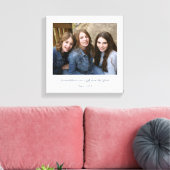 シンプルモダン節 |孫の写真 キャンバスプリント (インサイチュ (リビング))