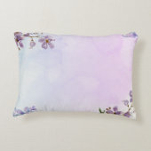 シンプルモダン紫ウェルカム9月 アクセントクッション (裏面)