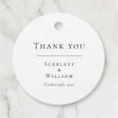 シンプルモダン結婚さん フェイバータグ (正面)