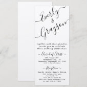 シンプルモダン結婚の (正面/裏面)