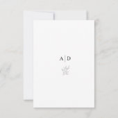 シンプルモダン結婚サンキューカード サンキューカード (裏面)