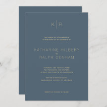 シンプルモダン結婚式招待状