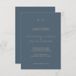 シンプルモダン結婚式招待状 招待状