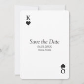 シンプルモダン結婚式 招待状 (裏面)