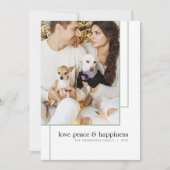 シンプルモダン線(緑) シーズンカード (正面)