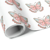 シンプルモダン蝶パターン ラッピングペーパー (ロールコーナー)