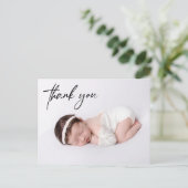 シンプルモダン誕生感謝していユー ポストカード (スタンド正面)