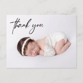 シンプルモダン誕生感謝していユー ポストカード