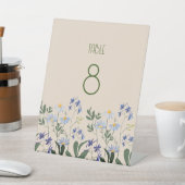 シンプルモダン野結婚花の表 台座サイン (インサイチュ)