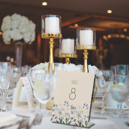 シンプルモダン野結婚花の表 台座サイン