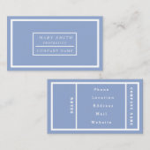 シンプルモダン静性 名刺 (正面/裏面)