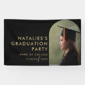 シンプルモダン高校卒業 横断幕 (横)