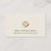 シンプルモダン高級 名刺 (正面)