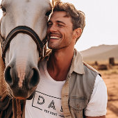 シンプルモダン黒フレームパパセット2024 Tシャツ