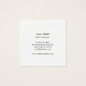 シンプルモダン黒ミニマル金ゴールドビーのロゴ (裏面)