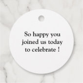 シンプルモダン黒白ラベル フェイバータグ (裏面)