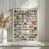 シンプルモダン108フォトコラージュ ポスター