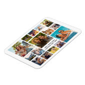 シンプルモダン15枚フォトコラージュ マグネット (左側)