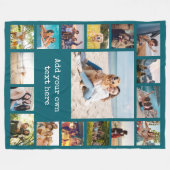 シンプルモダン17枚 フリースブランケット (正面(横))