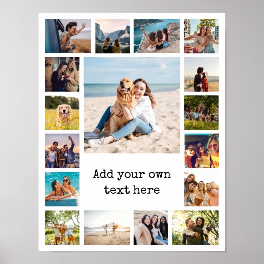 シンプルモダン17枚 ポスター (正面)