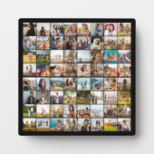 シンプルモダン64フォトコラージュ フォトプラーク (正面)