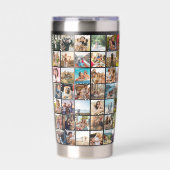 シンプルモダン84フォトコラージュ 保温保冷タンブラー (正面)