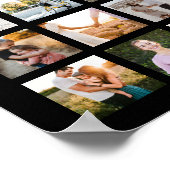 シンプルモダン88写真コラージュ ポスター (角)