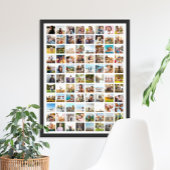 シンプルモダン88写真コラージュ ポスター