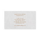 シンプルモダン エレガントグレーリネン プロフェッショナル