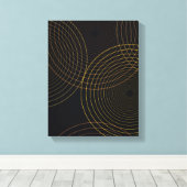 シンプルモダン,, カッコいい,トレンディーの細線 キャンバスプリント (インサイチュ (ウッドフロア))