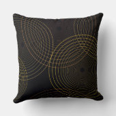 シンプルモダン,, カッコいい,トレンディーの細線 クッション (裏面)